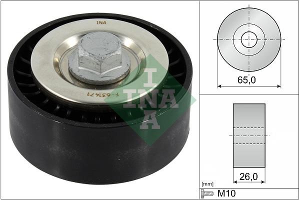 INA 532 0896 10 Idler Pulley 532089610: Buy near me in Poland at 2407.PL - Good price!