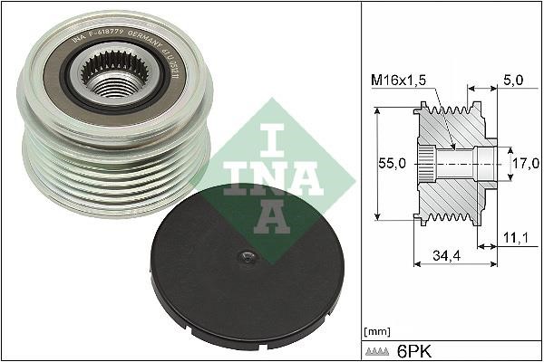 INA 535 0357 10 Муфта обгонная генератора 535035710: Отличная цена - Купить в Польше на 2407.PL!