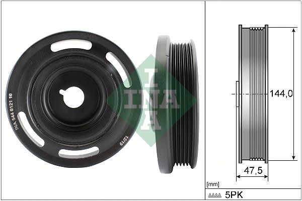 INA 544 0121 10 Pulley crankshaft 544012110: Buy near me in Poland at 2407.PL - Good price!