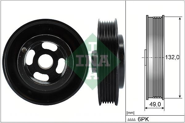 INA 544 0126 10 Pulley crankshaft 544012610: Buy near me in Poland at 2407.PL - Good price!