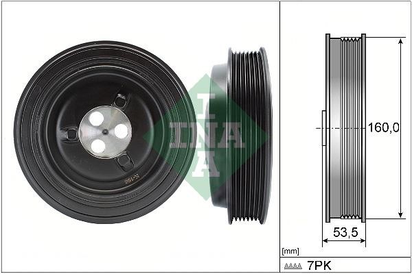 INA 544 0132 10 Pulley crankshaft 544013210: Buy near me in Poland at 2407.PL - Good price!