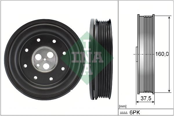 INA 544 0134 10 Pulley crankshaft 544013410: Buy near me in Poland at 2407.PL - Good price!