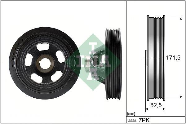 INA 544 0144 10 Pulley crankshaft 544014410: Buy near me in Poland at 2407.PL - Good price!