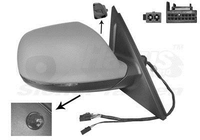  0380828 Rearview mirror external right 0380828: Buy near me in Poland at 2407.PL - Good price!