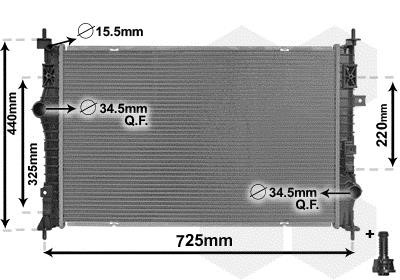 Van Wezel 09012710 Kühler motorkühlung 09012710: Kaufen Sie zu einem guten Preis in Polen bei 2407.PL!