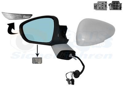 Van Wezel 0968817 Rearview mirror external left 0968817: Buy near me in Poland at 2407.PL - Good price!