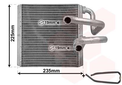 Van Wezel 13006410 Heat exchanger, interior heating 13006410: Buy near me at 2407.PL in Poland at an Affordable price!