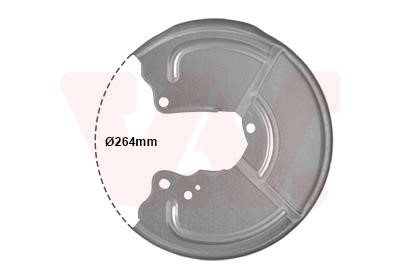 Van Wezel 1754373 Защита тормозного диска 1754373: Отличная цена - Купить в Польше на 2407.PL!