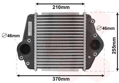 Van Wezel 27004275 Chłodnica powietrza doładowującego (intercooler) 27004275: Dobra cena w Polsce na 2407.PL - Kup Teraz!