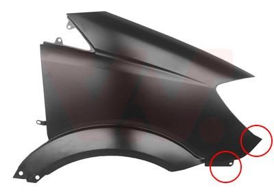 Van Wezel 3083658 Front fender right 3083658: Buy near me in Poland at 2407.PL - Good price!