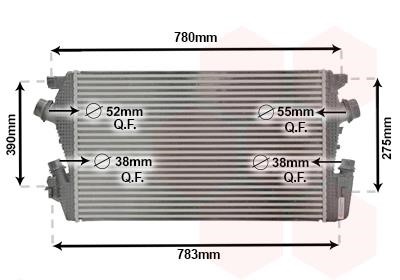 Van Wezel 37014706 Intercooler, charger 37014706: Buy near me at 2407.PL in Poland at an Affordable price!