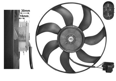 Van Wezel 3749744 Hub, engine cooling fan wheel 3749744: Buy near me in Poland at 2407.PL - Good price!