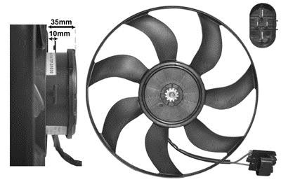 Van Wezel 3749745 Вентилятор радиатора охлаждения 3749745: Отличная цена - Купить в Польше на 2407.PL!