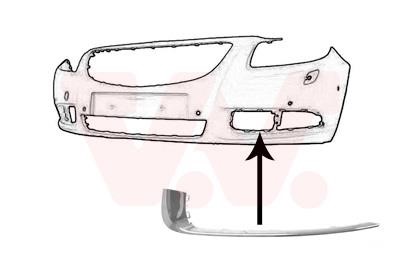 Van Wezel 3850581 Trim front bumper left 3850581: Buy near me at 2407.PL in Poland at an Affordable price!