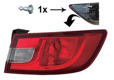 Van Wezel 4373922 Tail lamp outer right 4373922: Buy near me in Poland at 2407.PL - Good price!