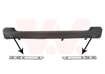 Van Wezel 5897542 Bumper rear 5897542: Buy near me at 2407.PL in Poland at an Affordable price!