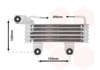Van Wezel 82013700 Oil cooler 82013700: Buy near me at 2407.PL in Poland at an Affordable price!