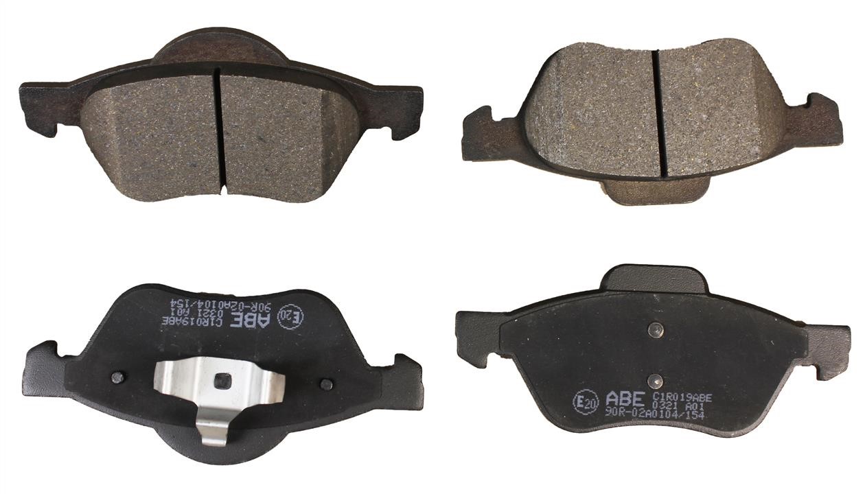 ABE C1R019ABE Front disc brake pads, set C1R019ABE: Buy near me in Poland at 2407.PL - Good price!