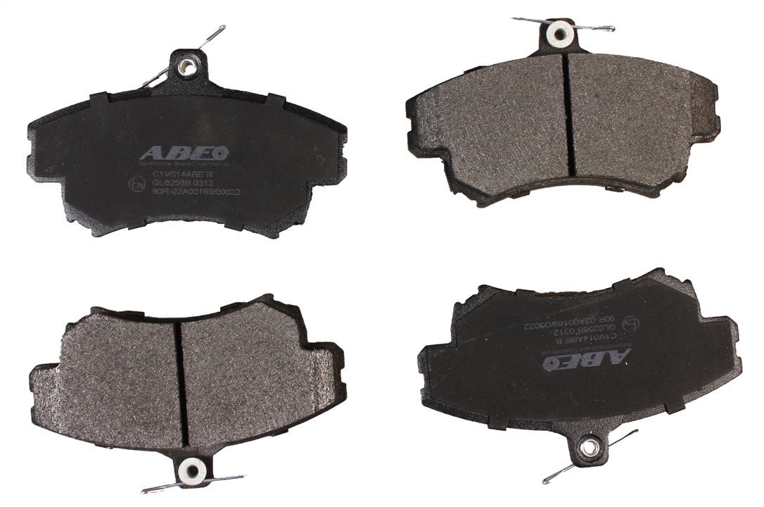 ABE C1V014ABE Front disc brake pads, set C1V014ABE: Buy near me in Poland at 2407.PL - Good price!