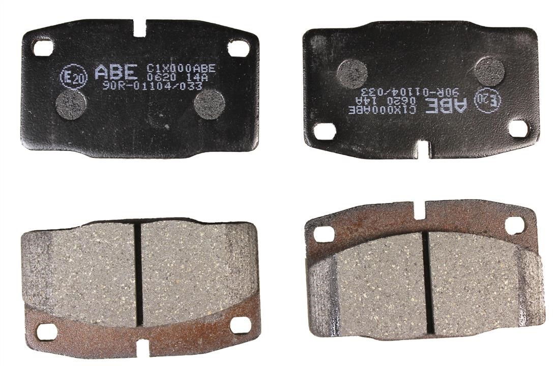 ABE C1X000ABE Front disc brake pads, set C1X000ABE: Buy near me in Poland at 2407.PL - Good price!