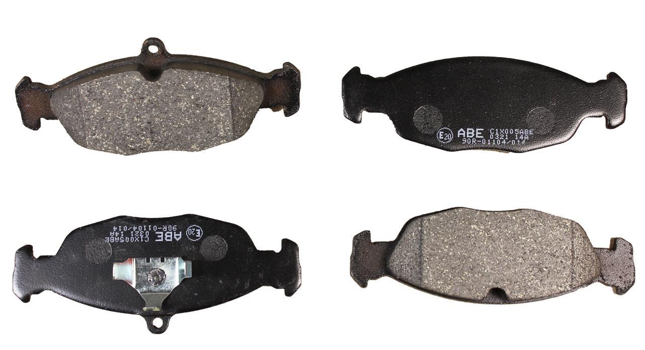 ABE C1X005ABE Rear disc brake pads, set C1X005ABE: Buy near me in Poland at 2407.PL - Good price!