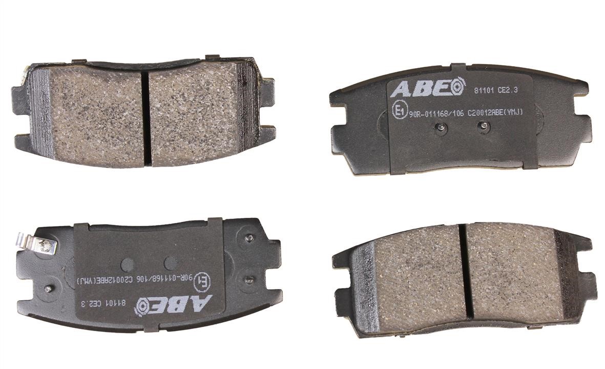 ABE C20012ABE Тормозные колодки дисковые задние, комплект C20012ABE: Отличная цена - Купить в Польше на 2407.PL!
