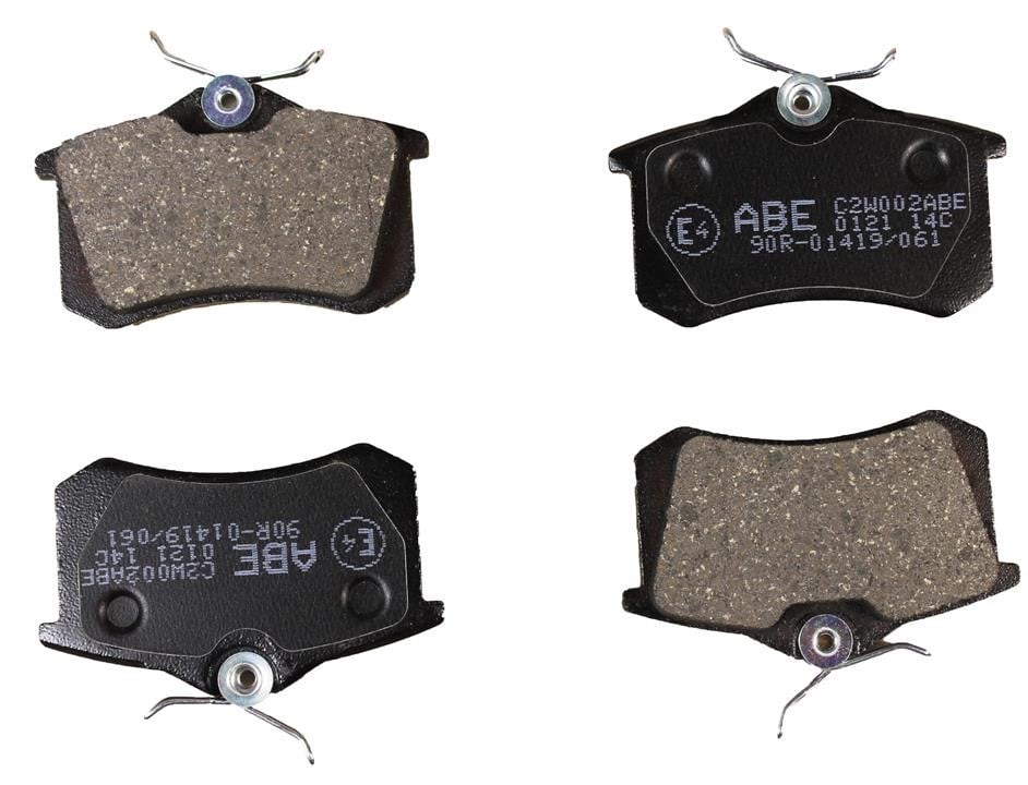 ABE C2W002ABE Rear disc brake pads, set C2W002ABE: Buy near me in Poland at 2407.PL - Good price!