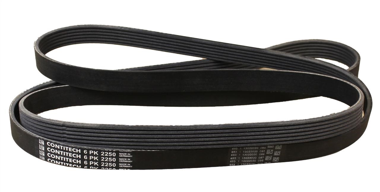 Contitech 6PK2250 V-ribbed belt 6PK2250 6PK2250: Buy near me in Poland at 2407.PL - Good price!