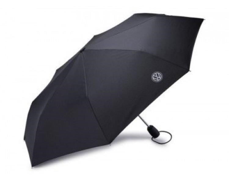 VAG 000 087 602 K Volkswagen Logo Compact Umbrella Black/Diameter 97 cm; closed length 28 cm 000087602K: Buy near me in Poland at 2407.PL - Good price!
