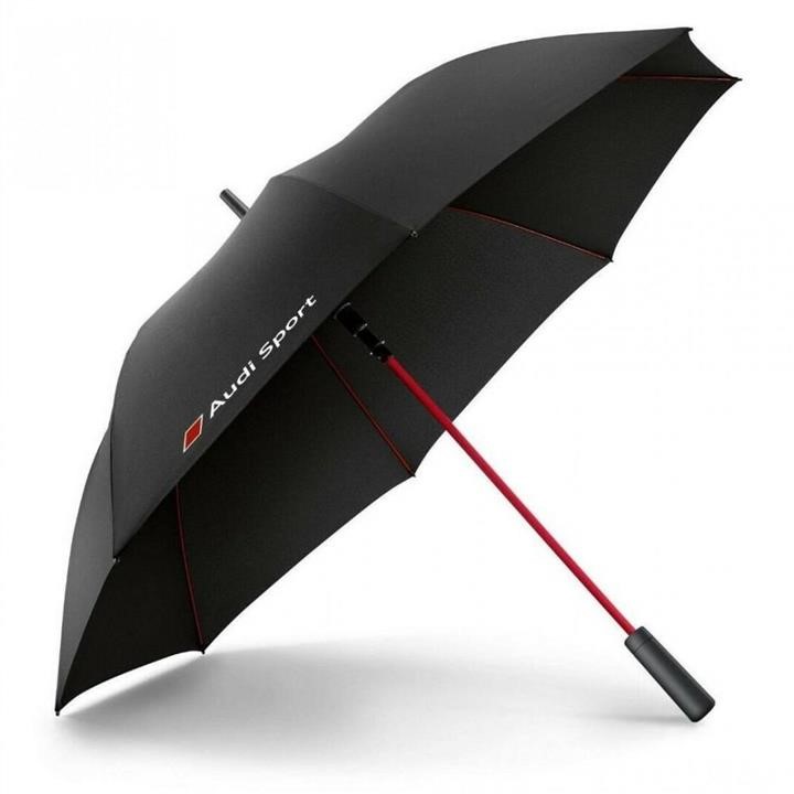 VAG 312 140 020 0 Audi Sport black cane umbrella with red handle/Length 101 cm; diameter 130 cm 3121400200: Buy near me in Poland at 2407.PL - Good price!