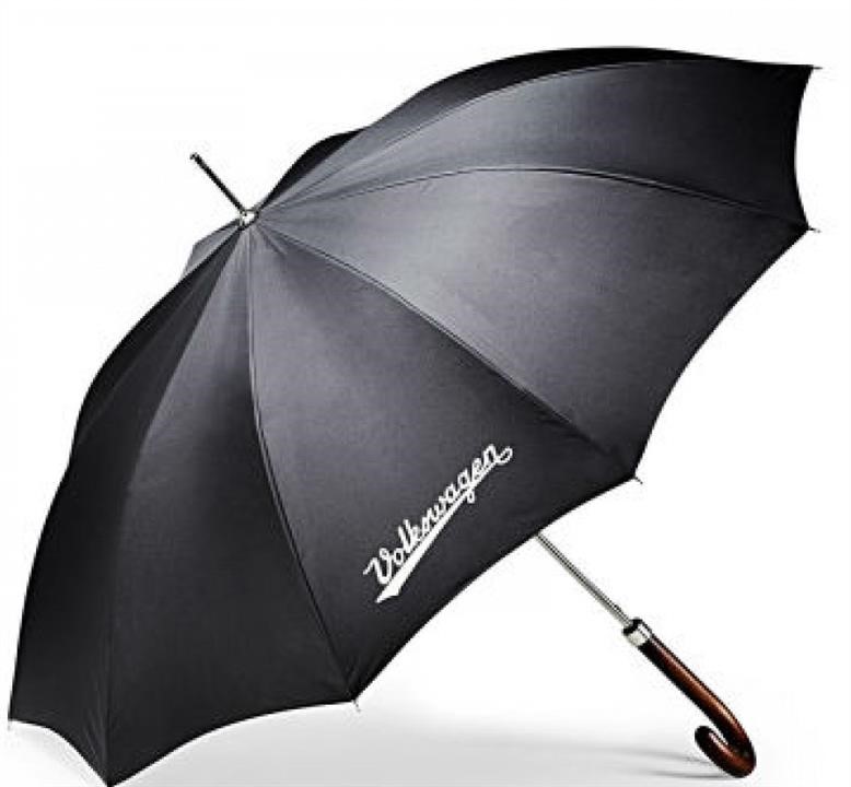 VAG 311 087 600 Volkswagen Stick Umbrella Classic Logo Black/Length of cane 88 cm; diameter 107 cm 311087600: Buy near me at 2407.PL in Poland at an Affordable price!