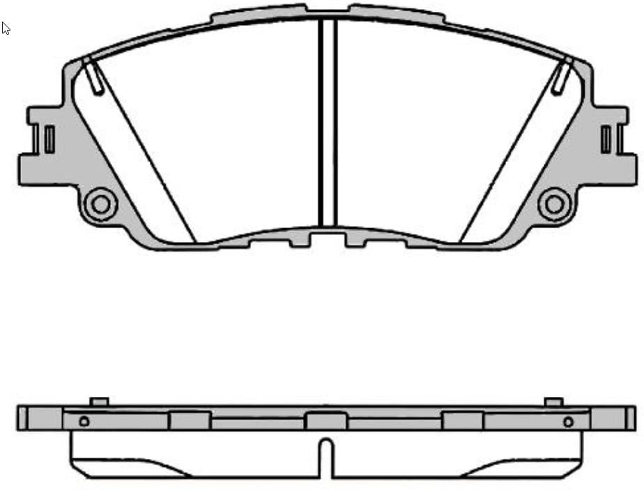 Toyota 04465-76010 Тормозные колодки дисковые передние, комплект 0446576010: Купить в Польше - Отличная цена на 2407.PL!