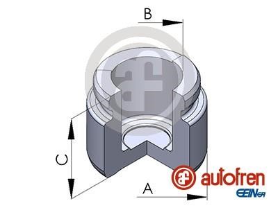 Autofren D025136 Front brake caliper piston D025136: Buy near me at 2407.PL in Poland at an Affordable price!