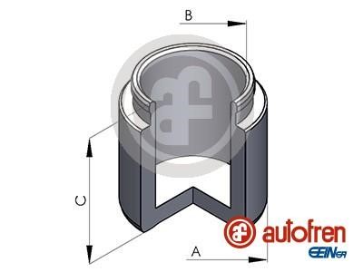 Autofren D025344 Front brake caliper piston D025344: Buy near me in Poland at 2407.PL - Good price!