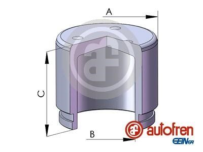 Autofren D025783 Front brake caliper piston D025783: Buy near me in Poland at 2407.PL - Good price!