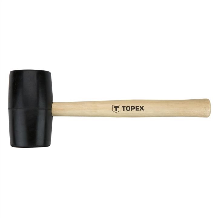 Topex 02A344 Rubber mallet 58mm/450g, hard wood handle 02A344: Buy near me in Poland at 2407.PL - Good price!