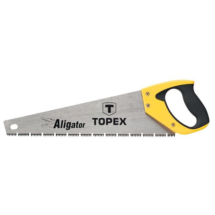 Topex 10A441 Hand saw 400mm, "Aligator", 3 sides sharpened teeth, hardened teeth 10A441: Buy near me in Poland at 2407.PL - Good price!