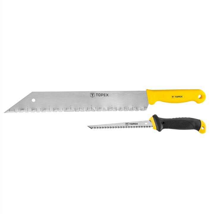 Topex 10A725 Ножівка по гіпсокартону і ніж для мінеральної вати, набір 2 шт 10A725: Купити у Польщі - Добра ціна на 2407.PL!