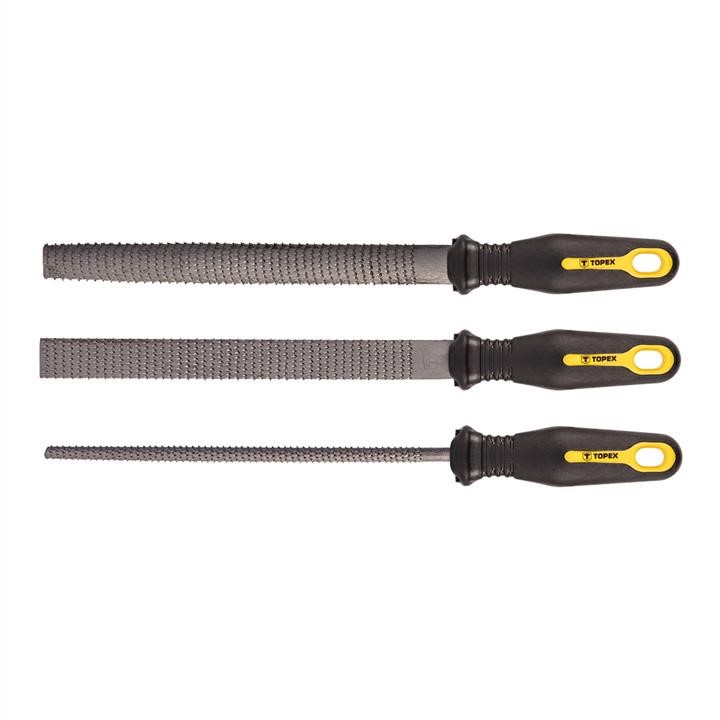 Topex 06A330 Wood rasp set 3pcs. (flat, half-round, round) - 200mm 06A330: Buy near me in Poland at 2407.PL - Good price!