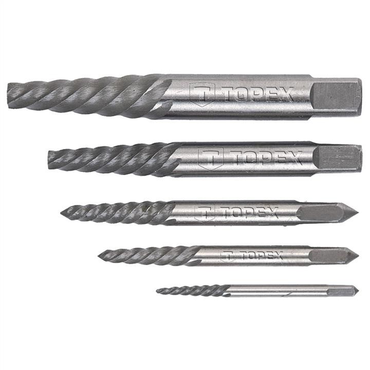 Topex 14A110 HQ Screw extractor set 5pcs. 14A110: Buy near me in Poland at 2407.PL - Good price!