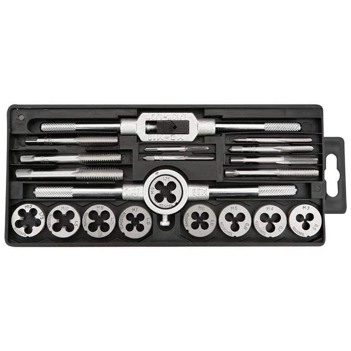 Topex 14A425 Tap and die 20 pcs. set, M3 - M12 14A425: Buy near me at 2407.PL in Poland at an Affordable price!