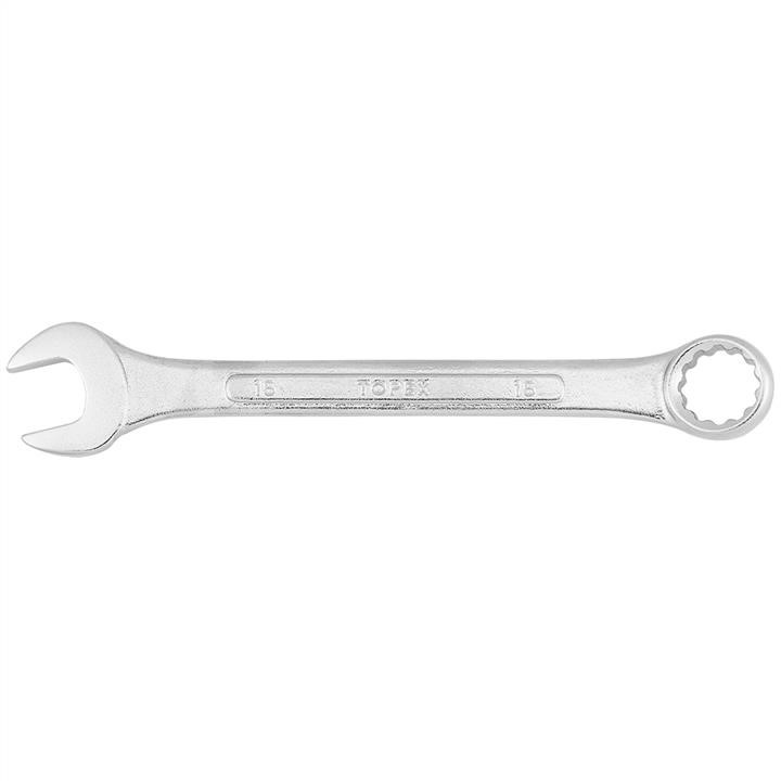 Topex 35D387 Combination spanner 15 mm 35D387: Buy near me in Poland at 2407.PL - Good price!