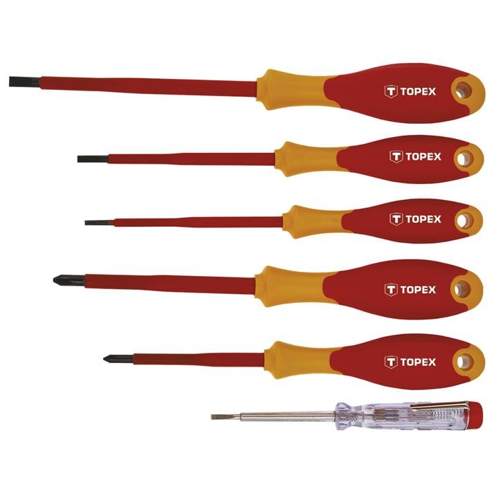 Topex 39D150 Dielectric screwdriver set 39D150: Buy near me in Poland at 2407.PL - Good price!