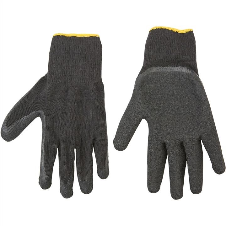 Topex 83S216 Working gloves, polyester + cotton seamless knitted lining, winkled latex palm coated, 8" 83S216: Buy near me in Poland at 2407.PL - Good price!