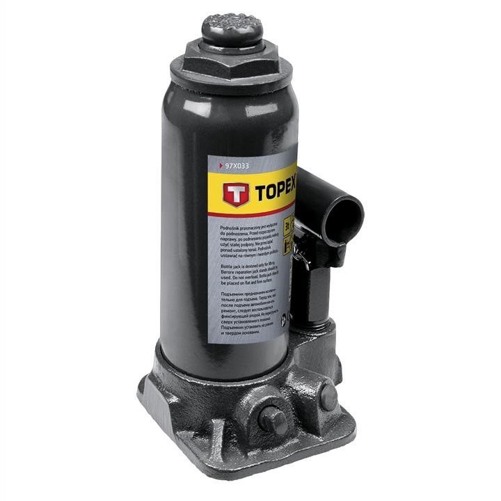 Topex 97X033 Hydraulic bottle jack 3t, to 117mm, 3,2kg 97X033: Buy near me in Poland at 2407.PL - Good price!