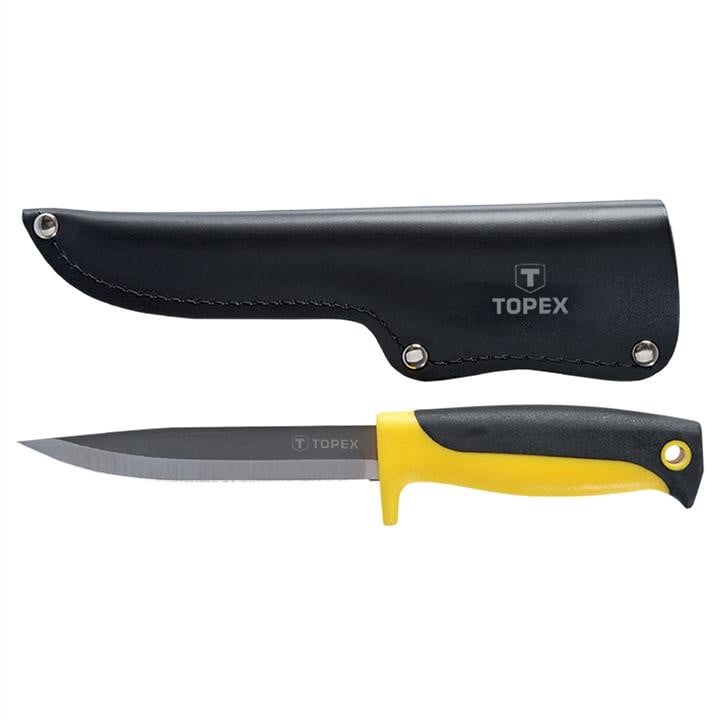 Topex 98Z103 Нож универсальный, с кожанным чехлом 98Z103: Отличная цена - Купить в Польше на 2407.PL!