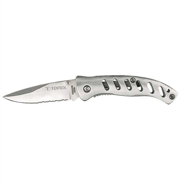 Topex 98Z105 Pocket knife, blade 80mm, stainless steel, metal handle 98Z105: Buy near me in Poland at 2407.PL - Good price!