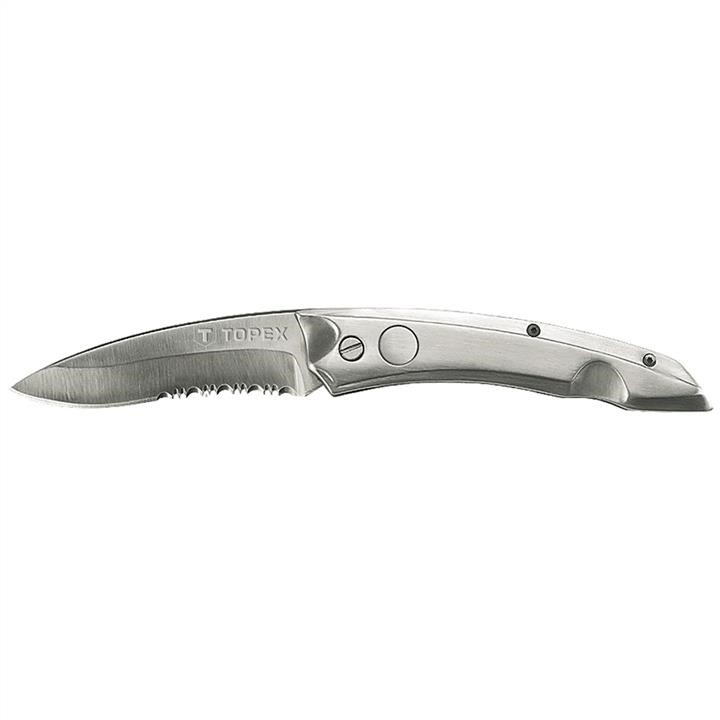 Topex 98Z110 Pocket knife, blade 80mm, stainless steel, metal handle 98Z110: Buy near me in Poland at 2407.PL - Good price!