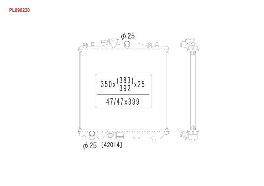 Koyorad PL090220 Radiator, engine cooling PL090220: Buy near me in Poland at 2407.PL - Good price!