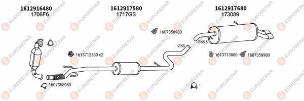 Eurorepar 101879 Muffler assy 101879: Buy near me at 2407.PL in Poland at an Affordable price!